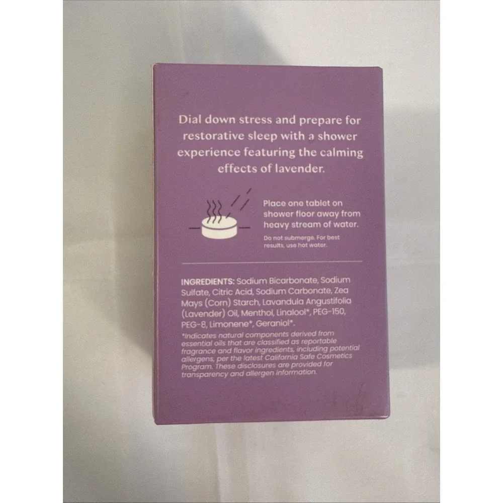 Body Restore Lavender Shower Steamers‎ 2 tablets Lavender Shower Steamers